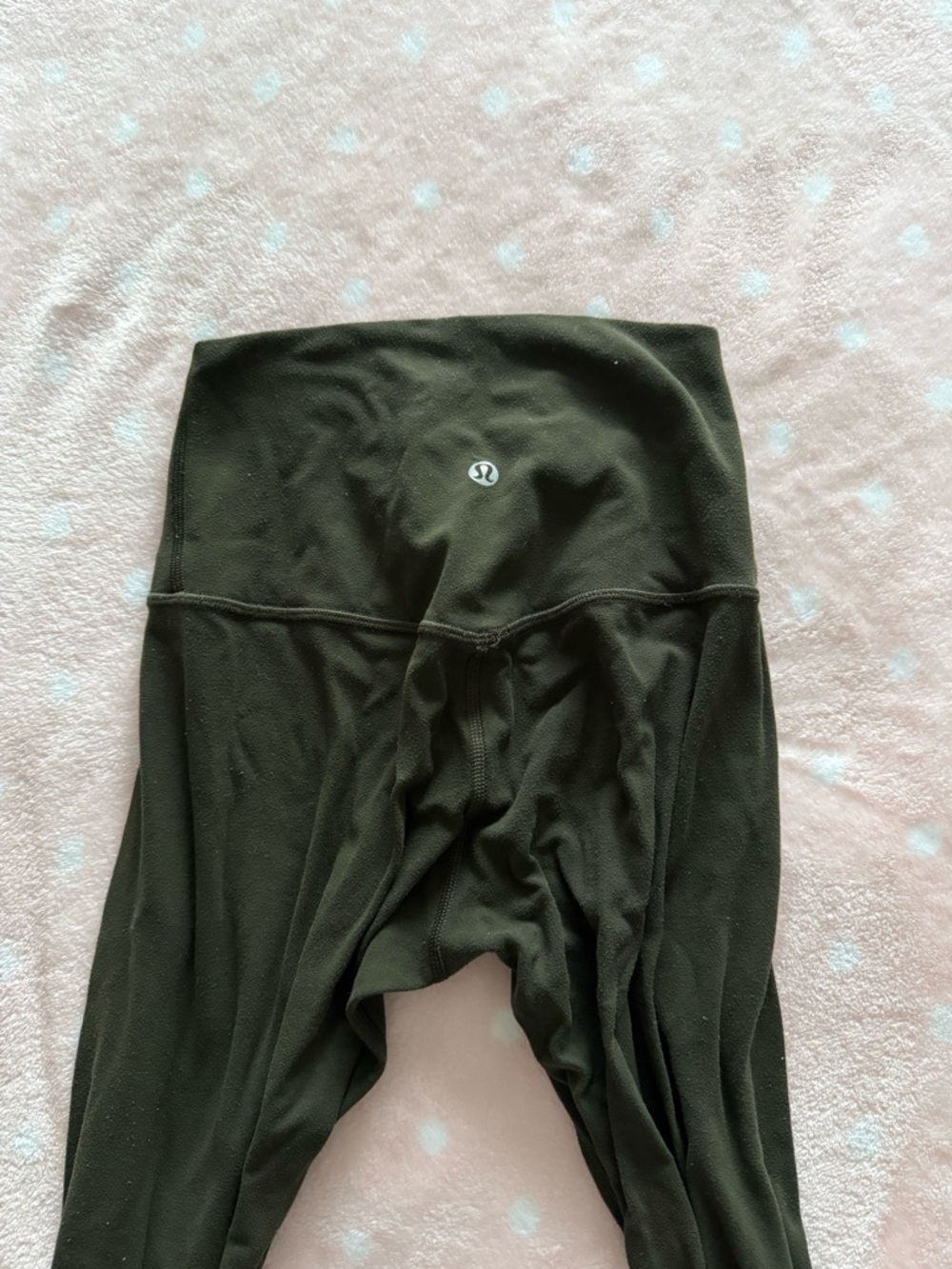 lululemon athletica Olive Green High-Rise Leggings
